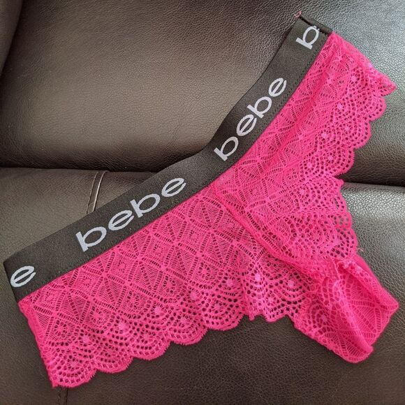 Bebe Sexy Cheeky Lace Panty Size Small - Picture 2 of 6